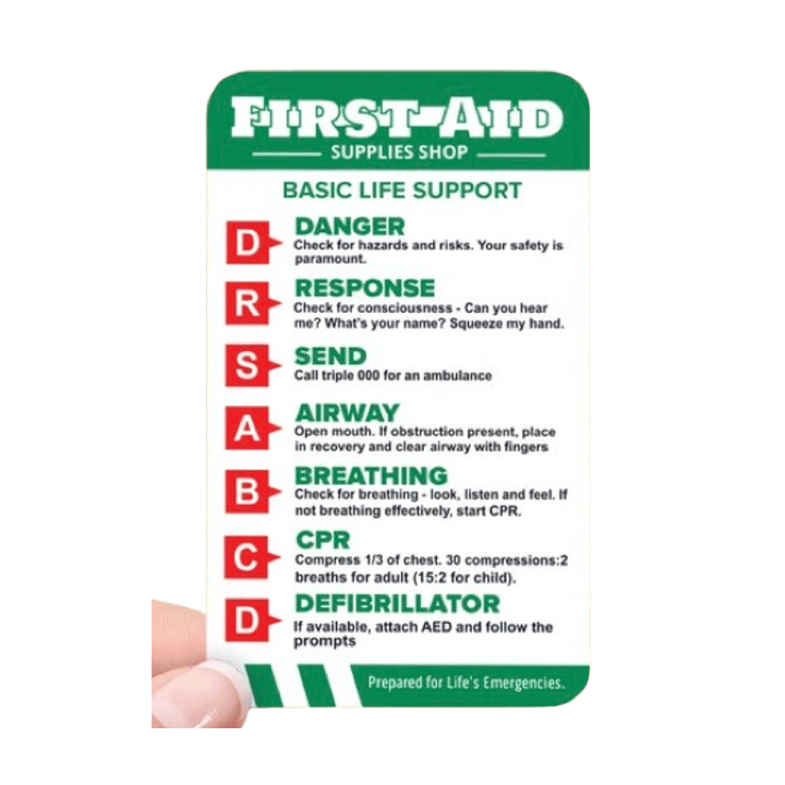 Emergency CPR Essentials Bites & Stings Cards โ 250/Pk